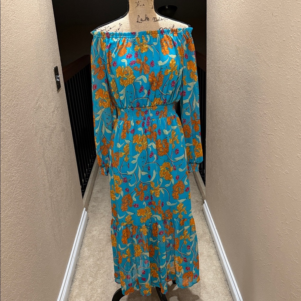 Sofia By Sofia Vergara Dresses Floral Long Sleeve Dress - Picture 3 of 6